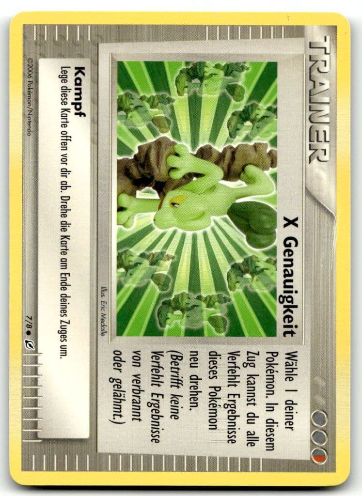 X Genauigkeit 7/8 EX Trainer Kit 2 (Lucario) trading card