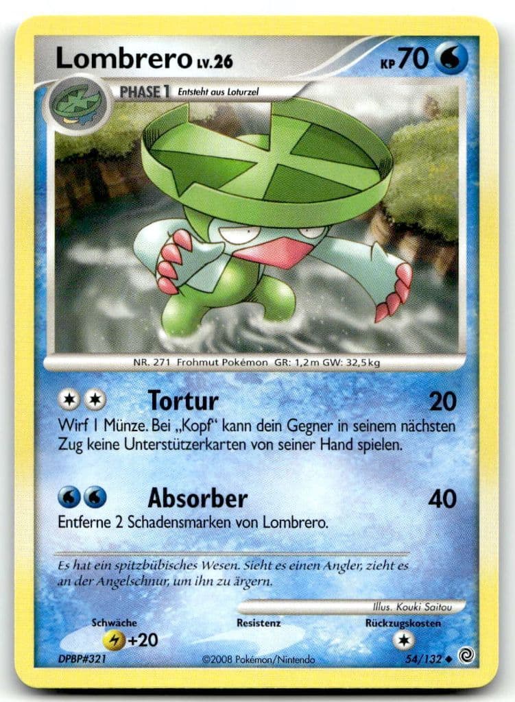 Lombrero LV.26 54/132 Epische Begegnungen (Great Encounters) trading card