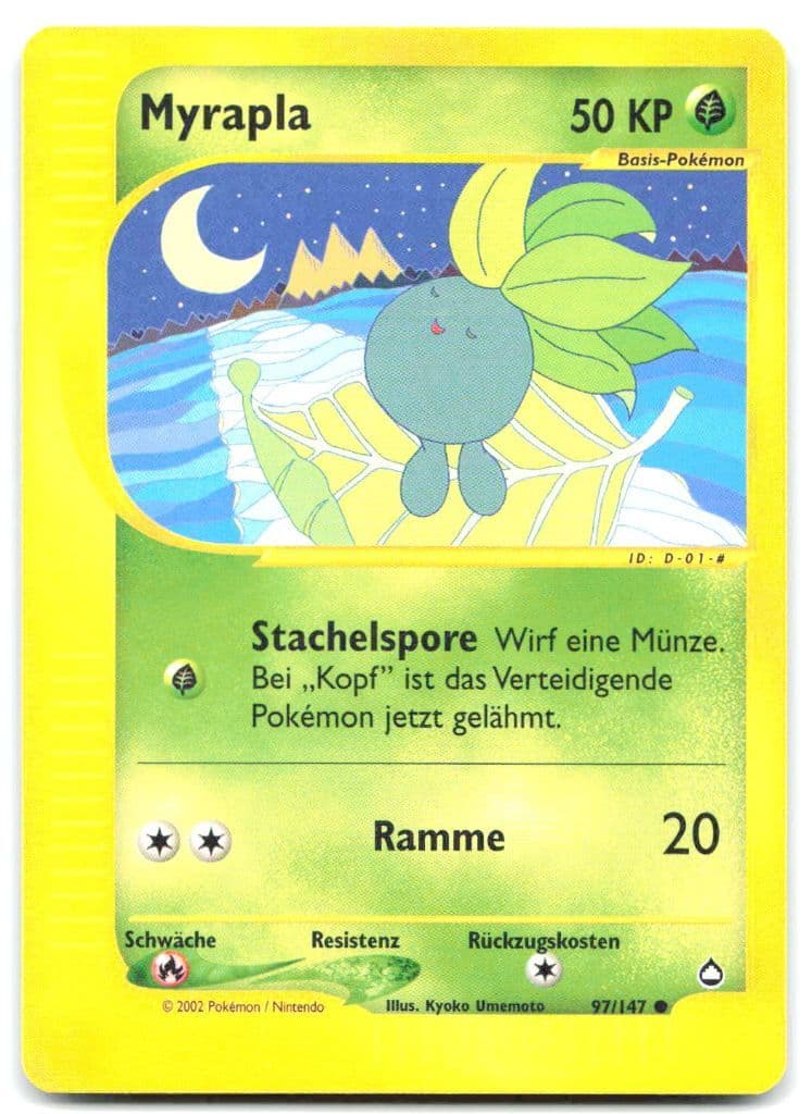 Myrapla 97/147 Expedition Base Set trading card