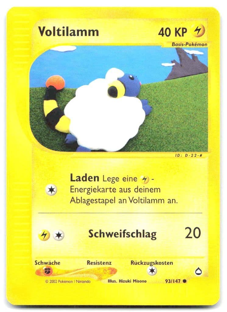 Voltilamm 93/147 Aquapolis trading card