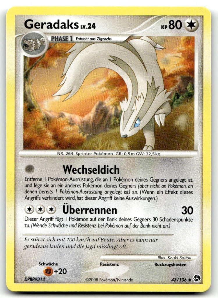 Geradaks 43/106 Legends Awakened trading card