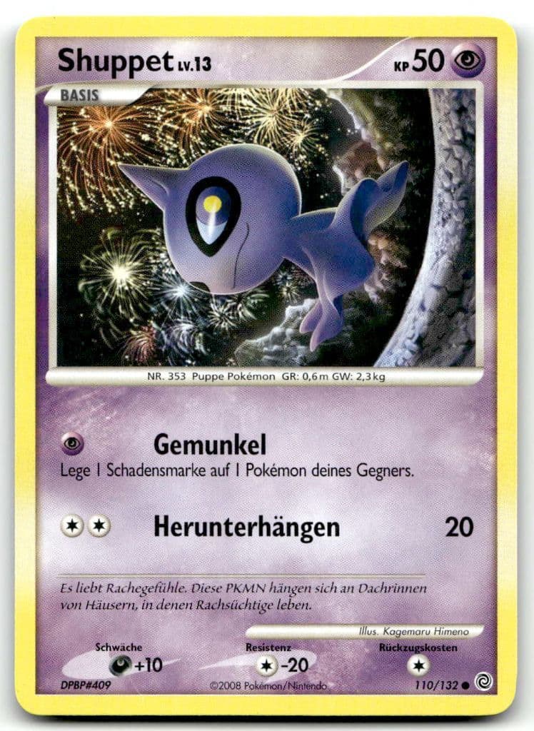 Shuppet 110/132 Great Encounters trading card