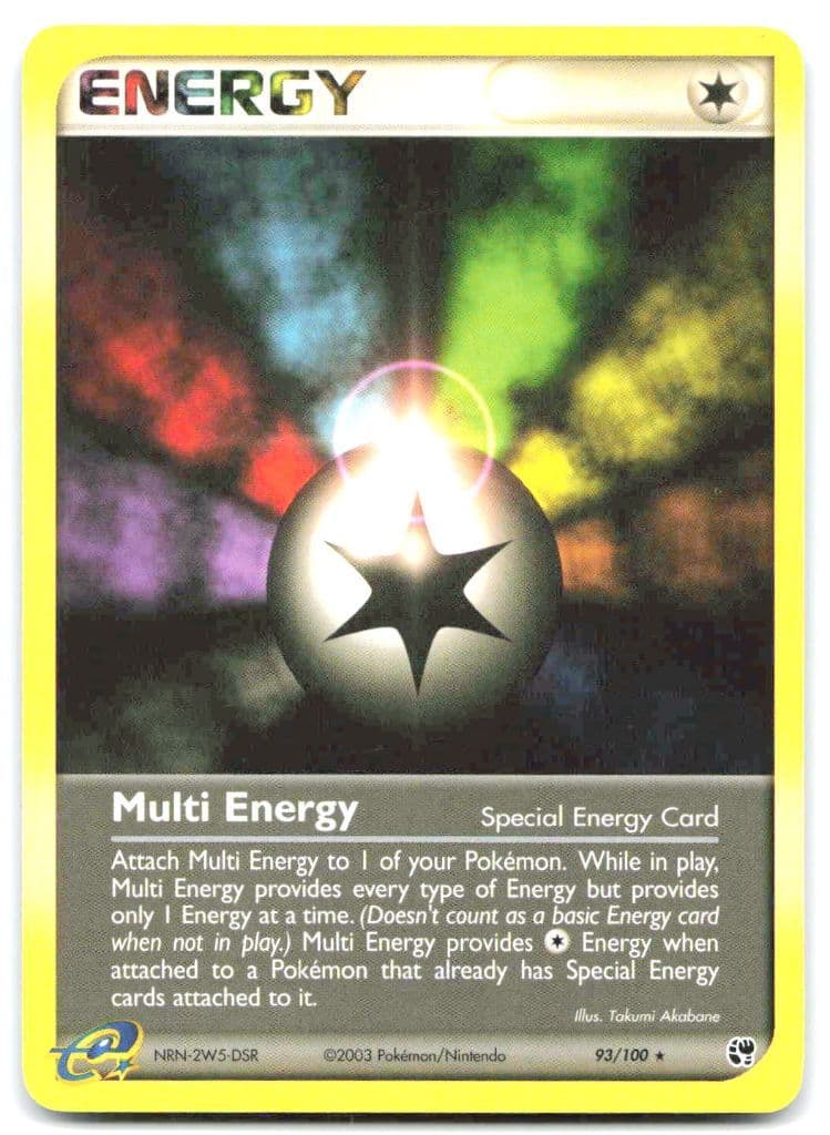 Multi Energy 93/100 EX Sandstorm trading card
