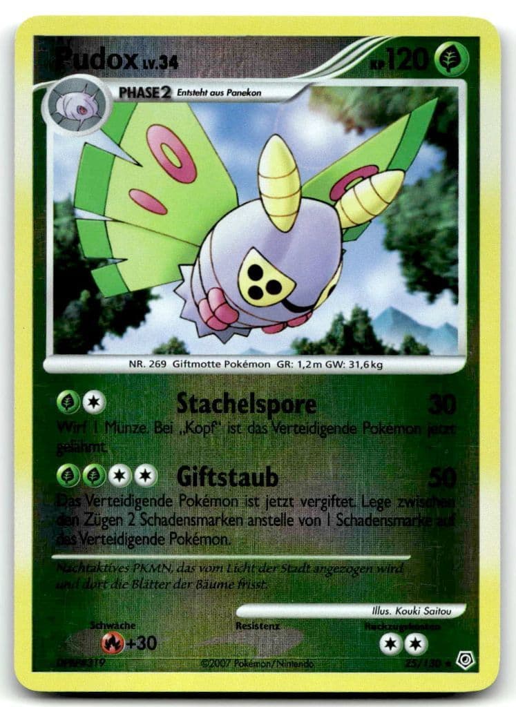 Pudox 25/130 Diamant & Perl trading card