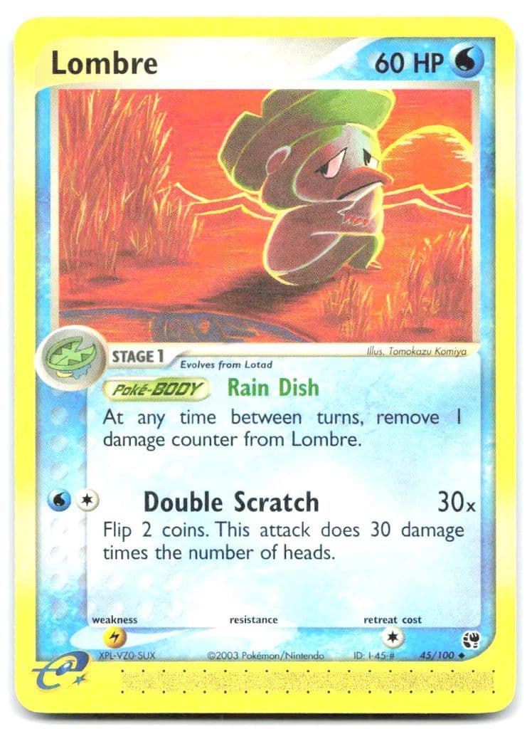 Lombre 45/100 EX Sandstorm trading card