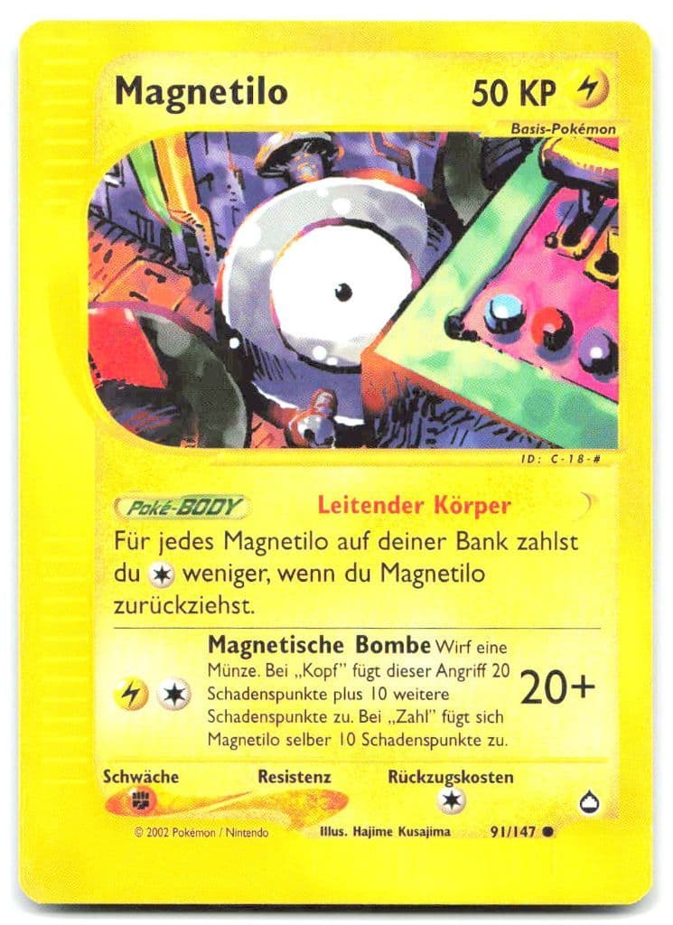 Magnetilo 91/147 Aquapolis trading card