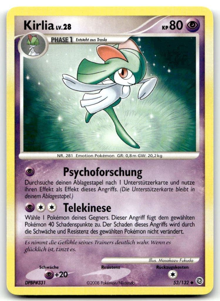 Kirlia LV.28 53/132 Epische Begegnungen trading card