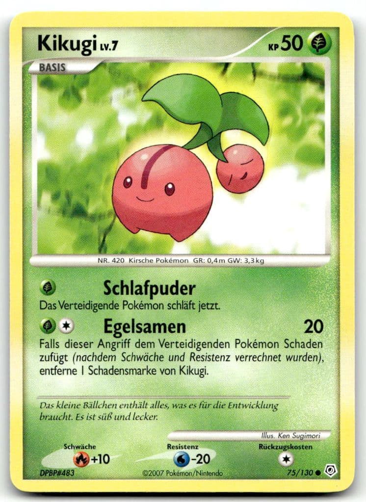 Kikugi LV.7 75/130 Diamond & Pearl trading card