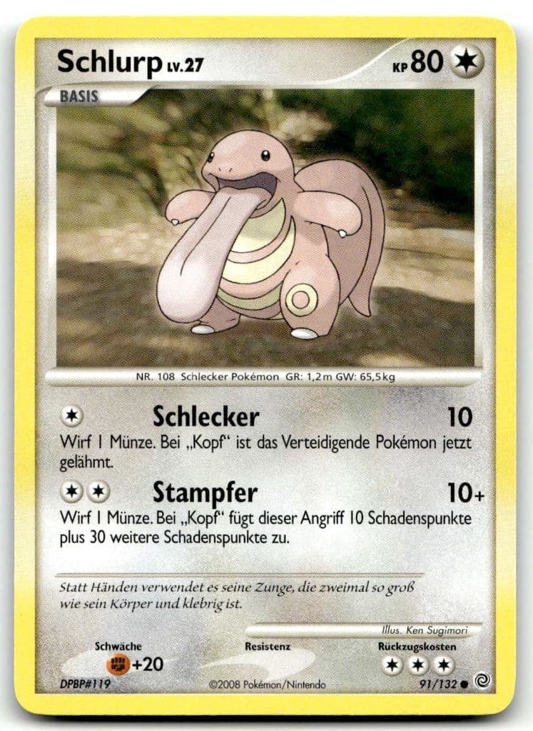 Schlurp 91/132 Great Encounters trading card