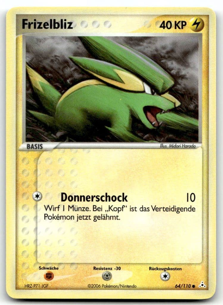 Frizelbliz 64/110 EX Holon Phantoms trading card