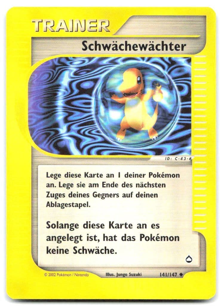 Schwächewächter 141/147 Expedition Base Set trading card