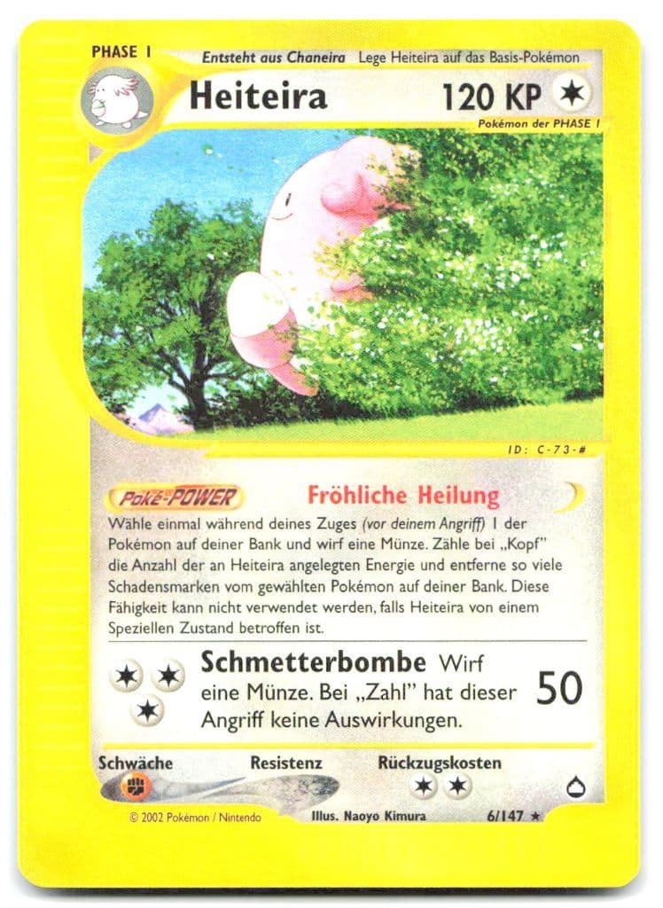 Heiteira 6/147 Expedition Base Set trading card