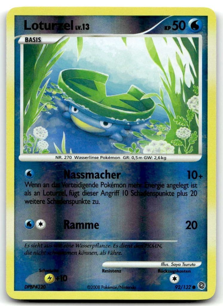 Loturzel 92/132 Platinum trading card