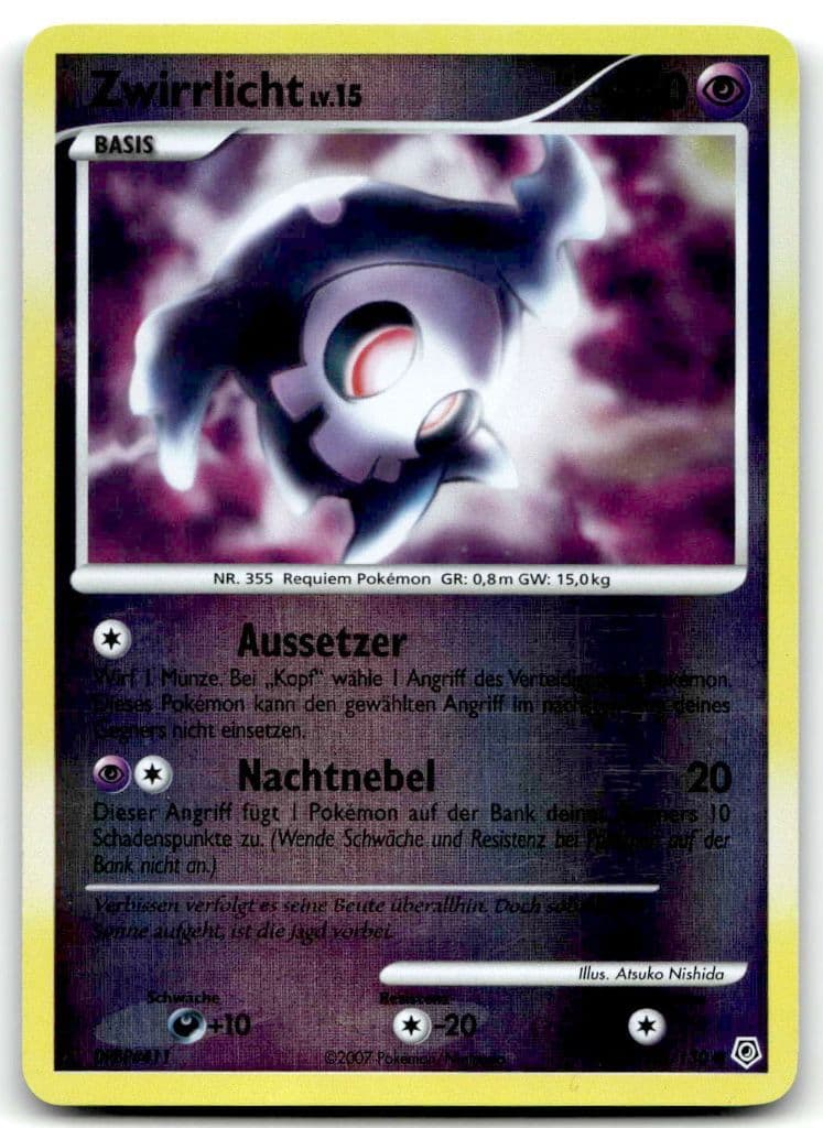Zwirrlicht LV.15 83/132 Diamant & Perl: Rätselhafte Wunder trading card