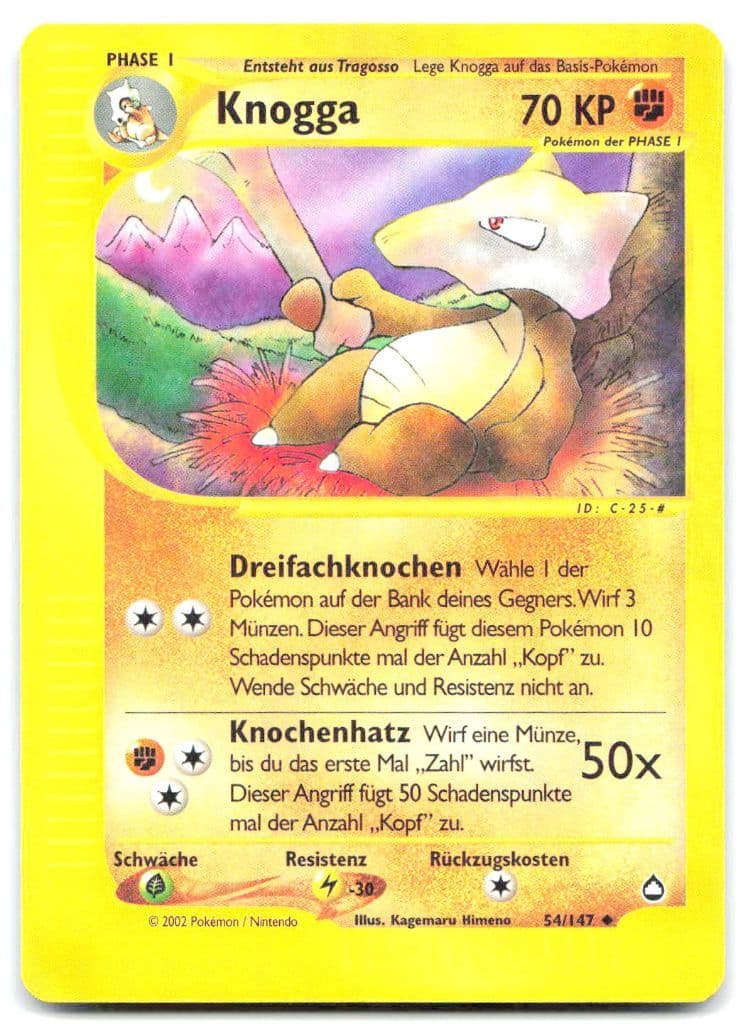 Knogga 54/147 Expedition Base Set trading card