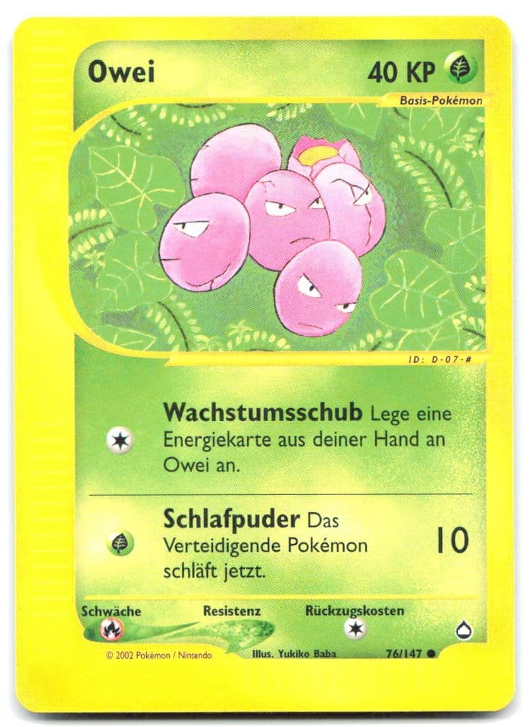Owei 76/147 Aquapolis trading card