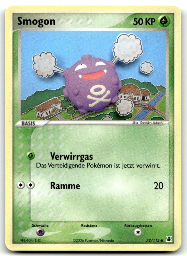 Smogon 72/113 EX Holon Phantoms trading card
