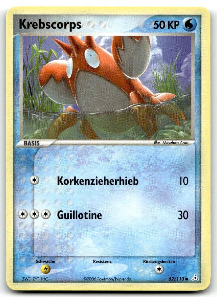 Krebscorps 62/110 EX Holon Phantoms trading card