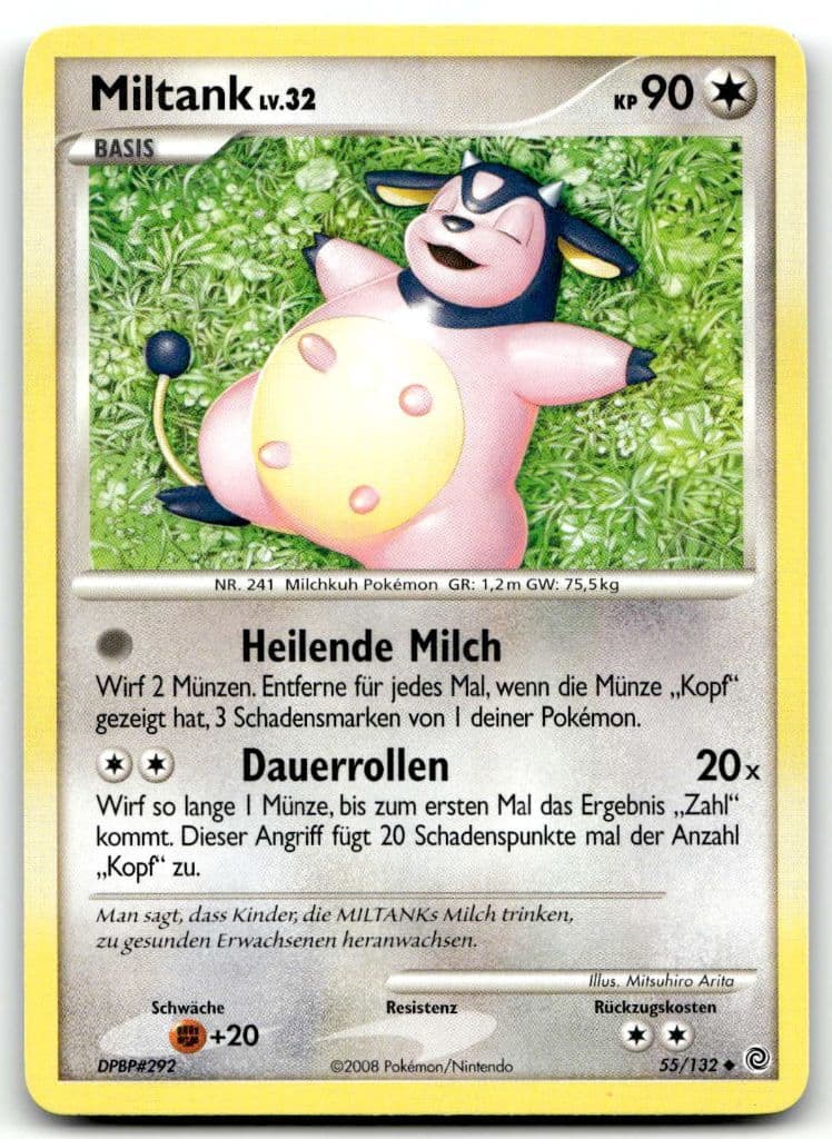 Miltank 55/132 Secret Wonders trading card
