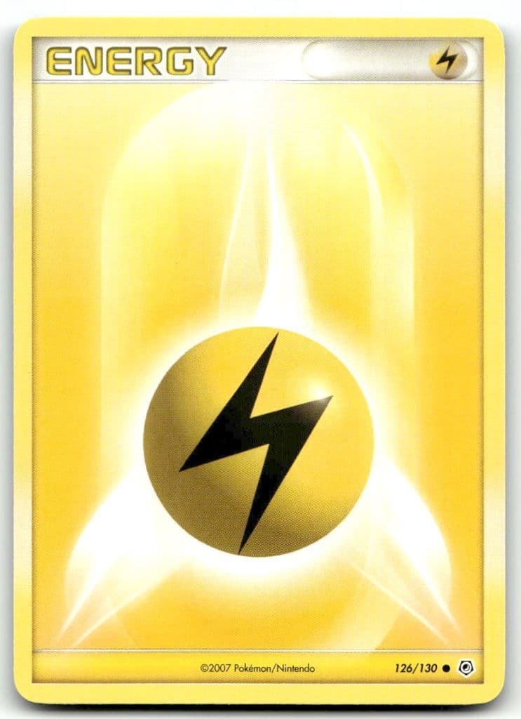 Lightning Energy 126/130 Diamond & Pearl trading card