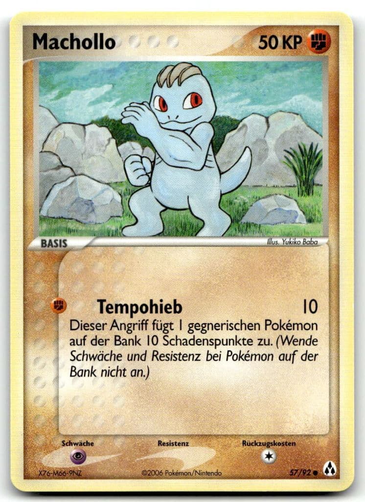 Machollo 57/92 EX Legend Maker trading card