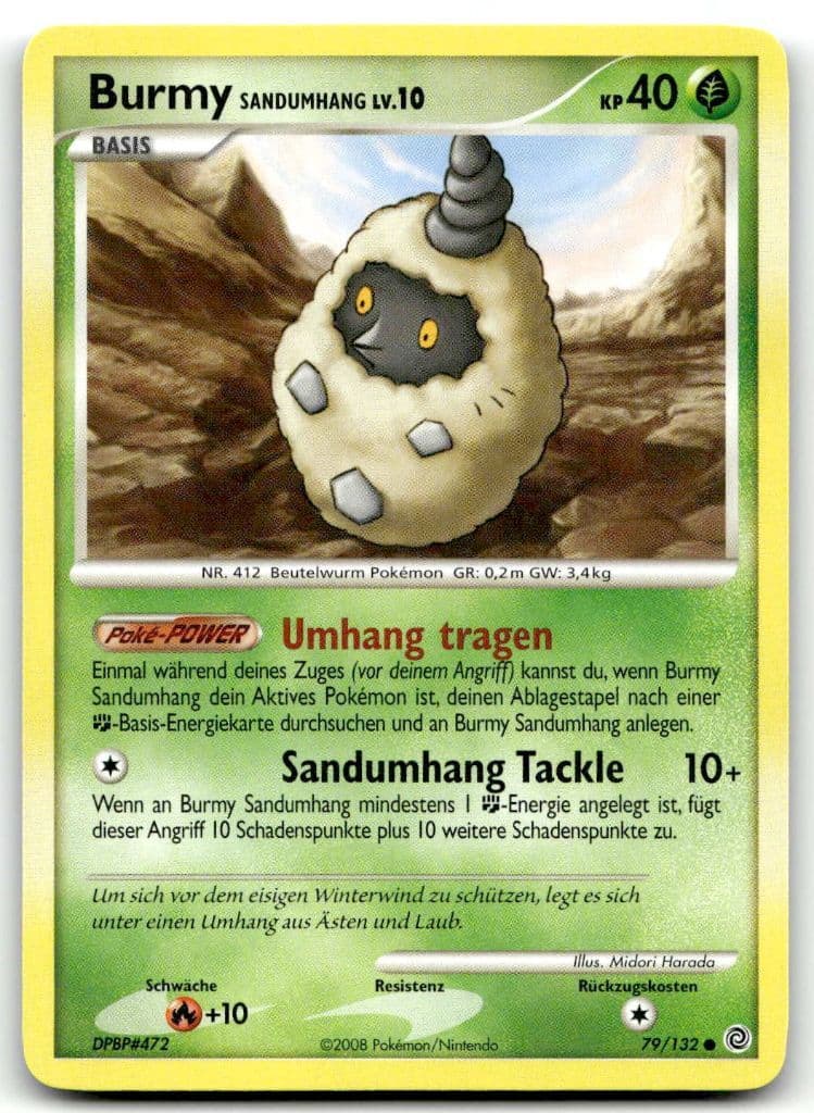 Burmy Sandumhang 79/132 Great Encounters trading card