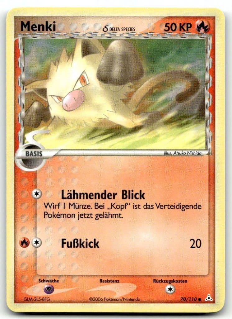 Menki 70/110 EX Holon Phantoms trading card