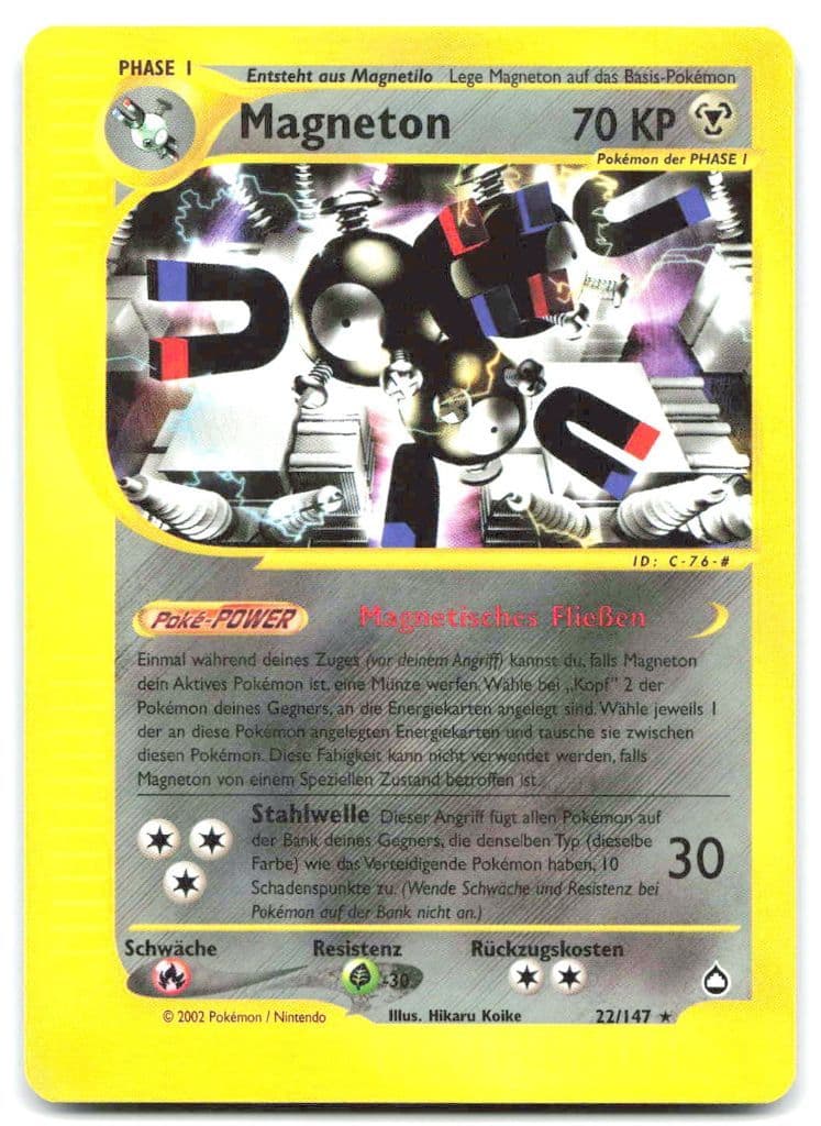 Magneton 22/147 Expedition Base Set trading card