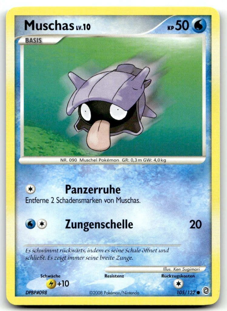 Muschas 105/132 Secret Wonders trading card
