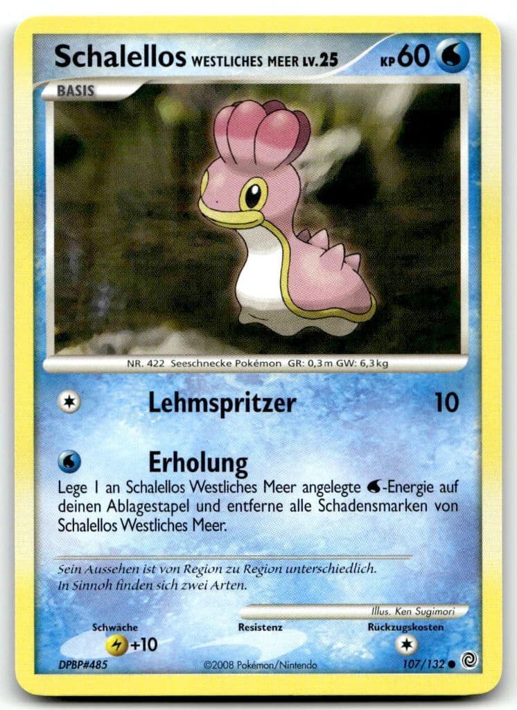 Schalellos Westliches Meer 107/132 Great Encounters trading card