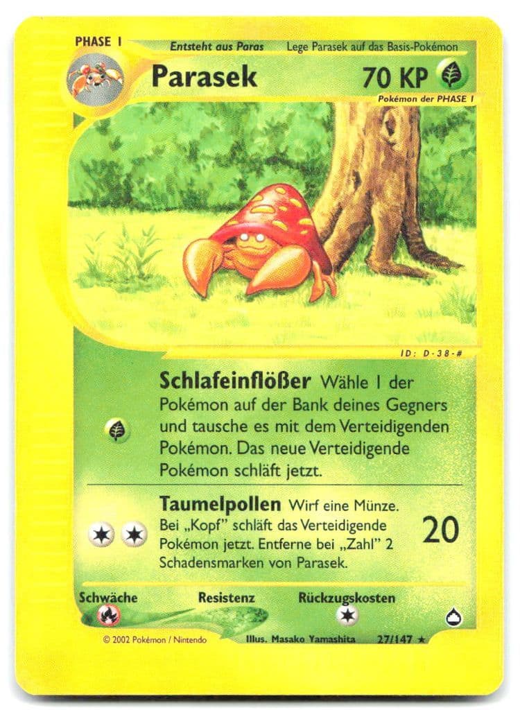 Parasek 27/147 Expedition Base Set trading card