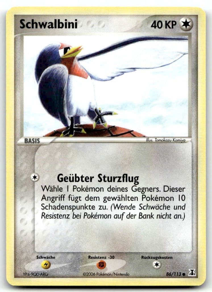 Schwalbini 86/113 EX Holon Phantome trading card