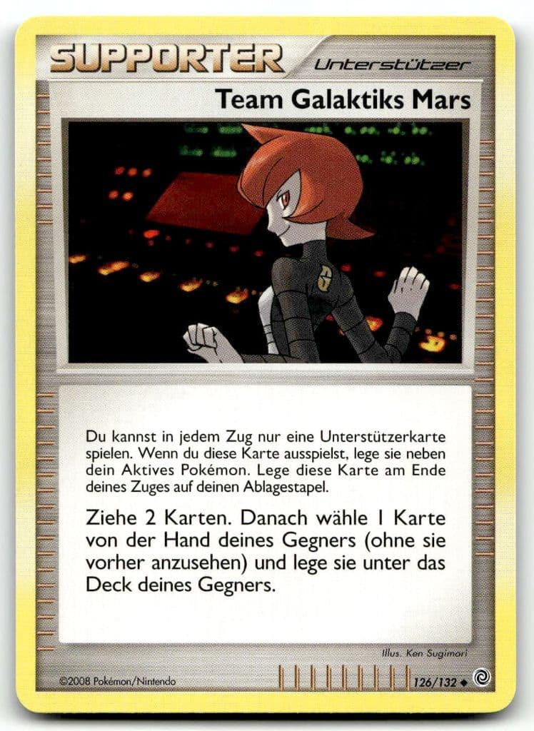 Team Galaktiks Mars 126/132 Great Encounters trading card