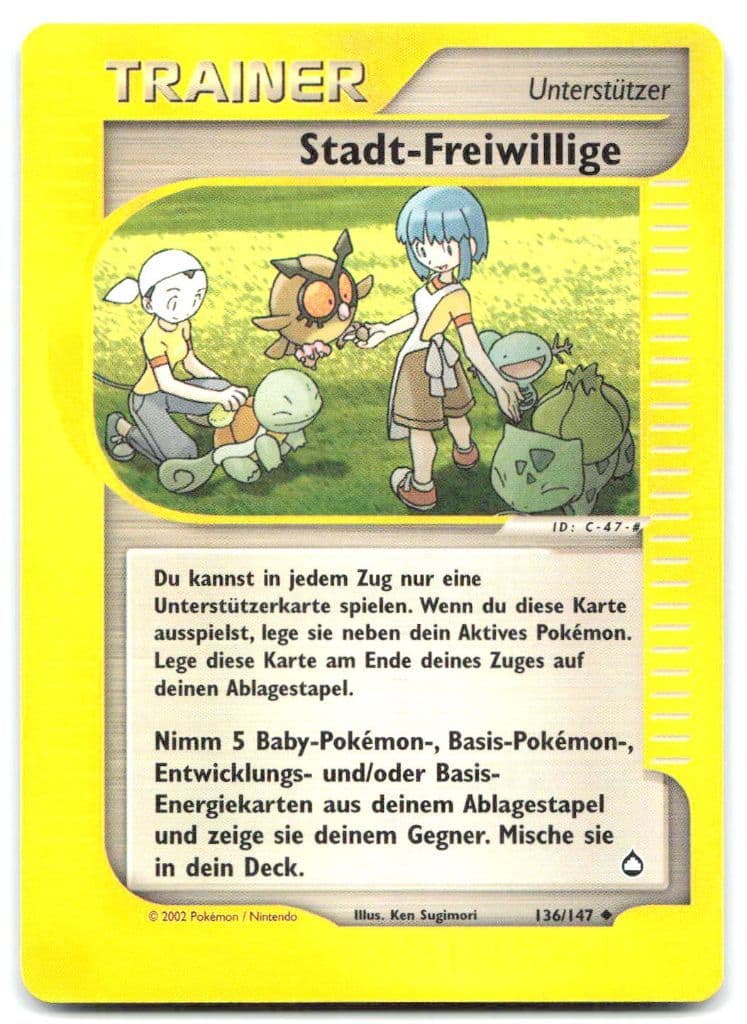 Stadt-Freiwillige 136/147 Expedition Base Set trading card