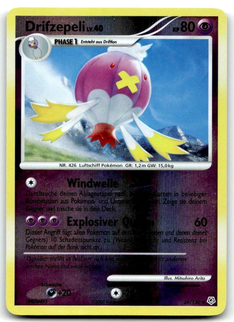Drifzepeli 24/130 Diamond & Pearl trading card