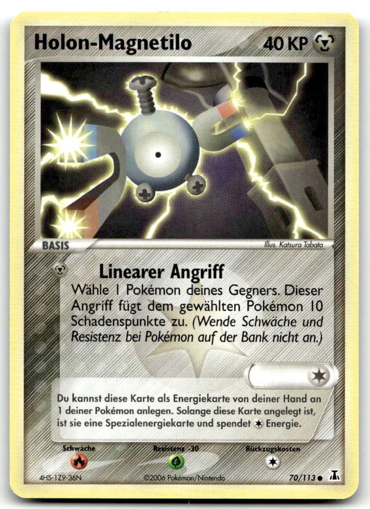 Holon-Magnetilo 70/113 EX Delta Species trading card