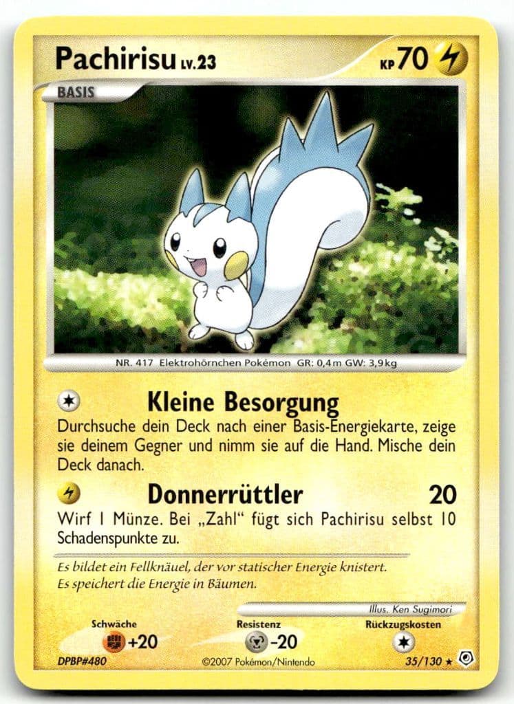 Pachirisu 35/130 Epische Begegnungen (Great Encounters) trading card